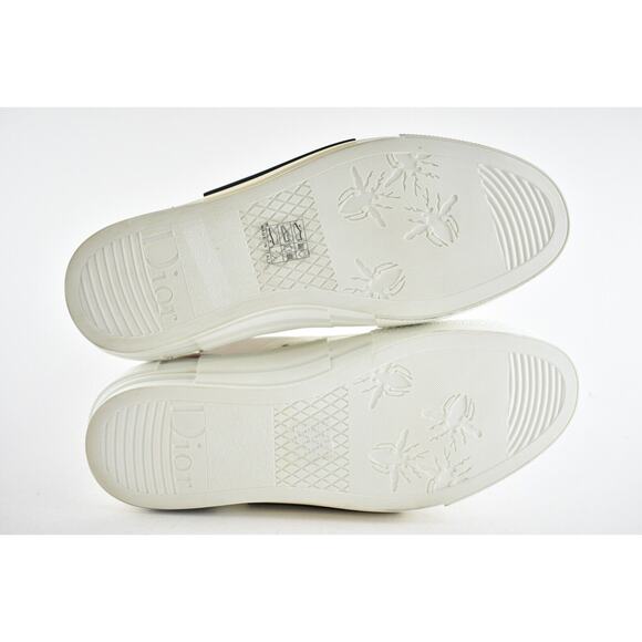 Dior Mens B23 Floral Technical Canvas White High Top Lace Up Flat Sneaker 40 7 - Picture 11 of 11